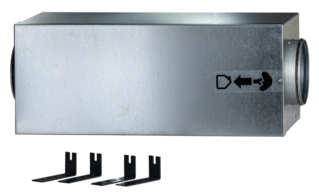 11VE43300 Kanałowy filtr antysmogowy VASCO CLEANAIRBox - obudowa z filtrem wstępnym